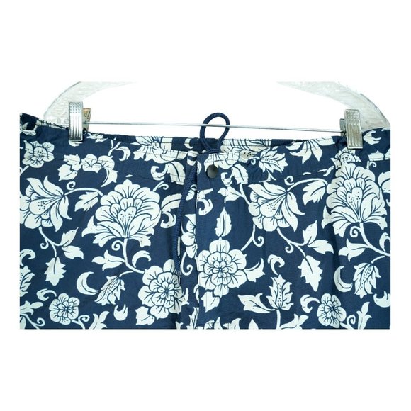 NWT Caribbean Big Man Navy Floral Men's Swimwear trunks Size 2X ~ MSRP $55 - Picture 3 of 6